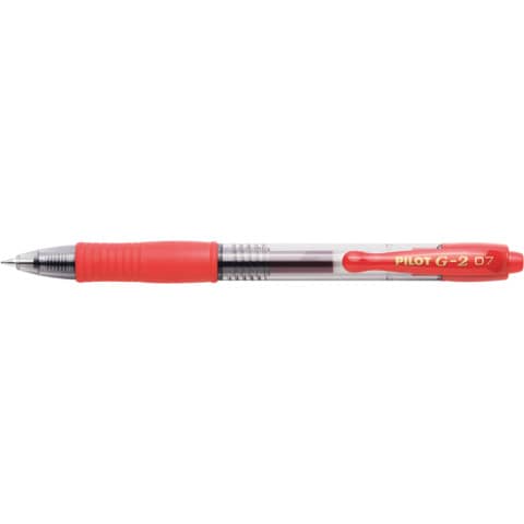 Penna gel a scatto Pilot G-2 0,7 mm rosso 001522